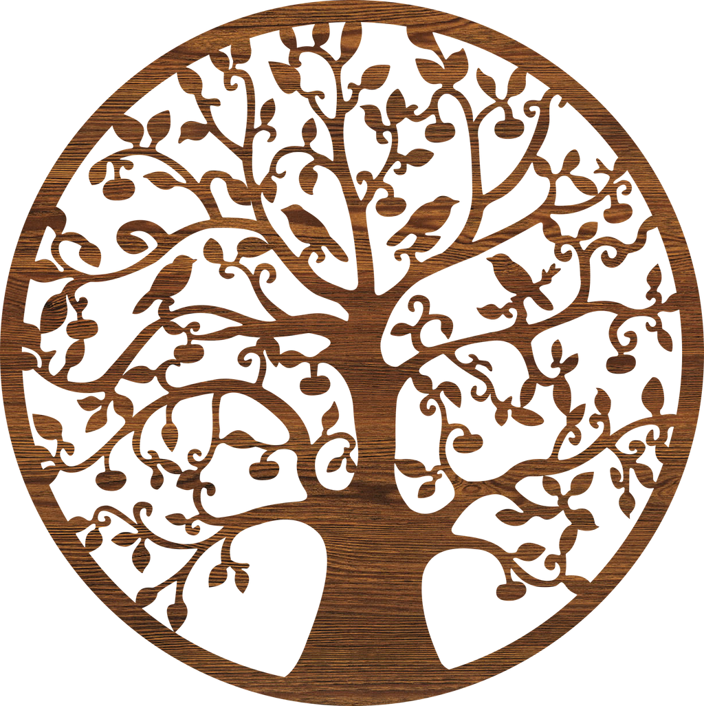 Tree of Life Wooden Wall Art - Handmade in Austria | 8 Wood Finishes | 2 Sizes