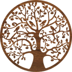 Tree of Life Wooden Wall Art - Handmade in Austria | 8 Wood Finishes | 2 Sizes