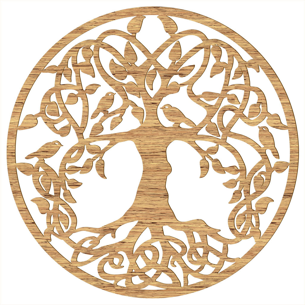 Tree of Life Wooden Wall Art - Handmade in Austria | 8 Wood Finishes | 2 Sizes
