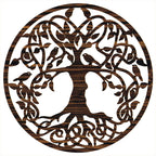 Tree of Life Wooden Wall Art - Handmade in Austria | 8 Wood Finishes | 2 Sizes