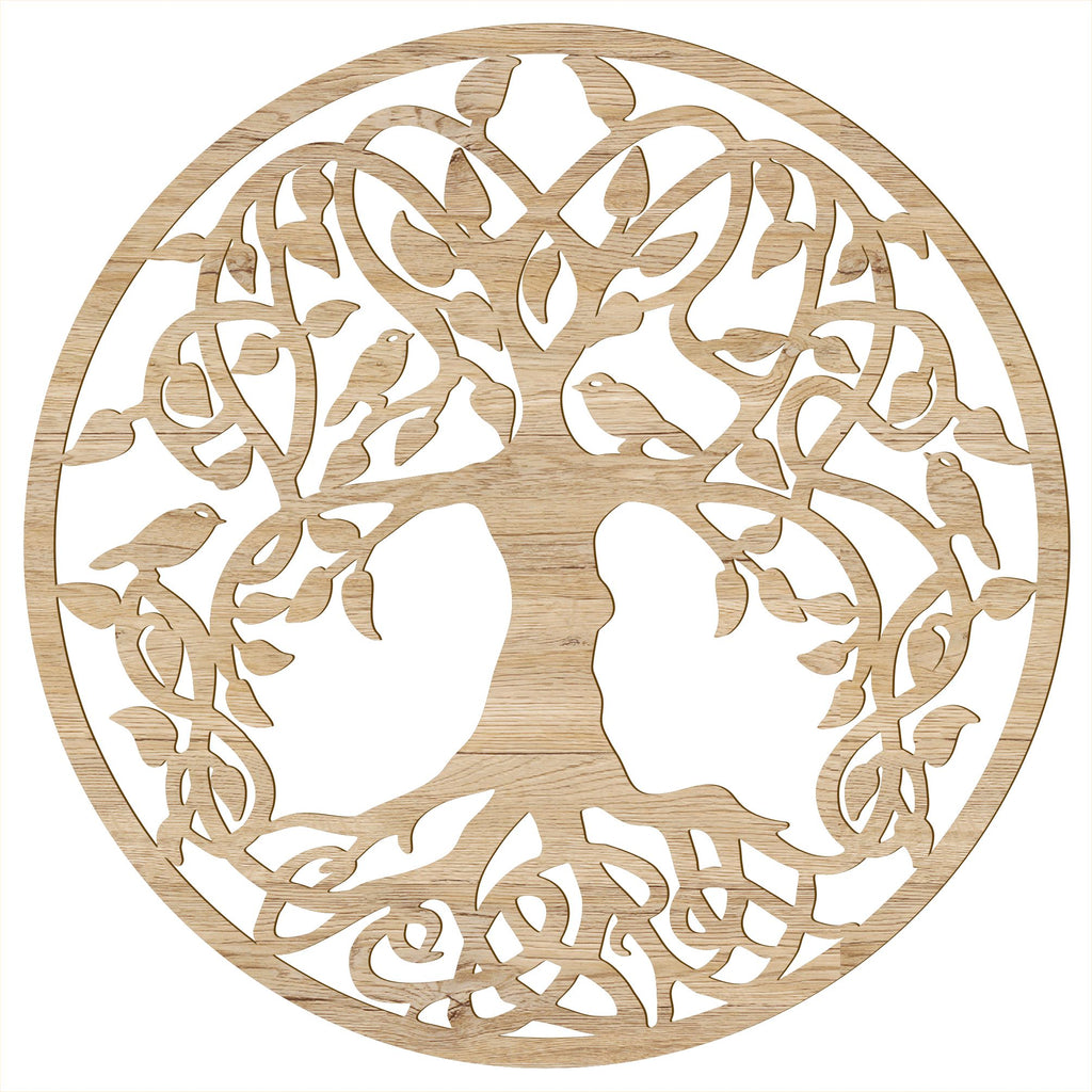 Tree of Life Wooden Wall Art - Handmade in Austria | 8 Wood Finishes | 2 Sizes