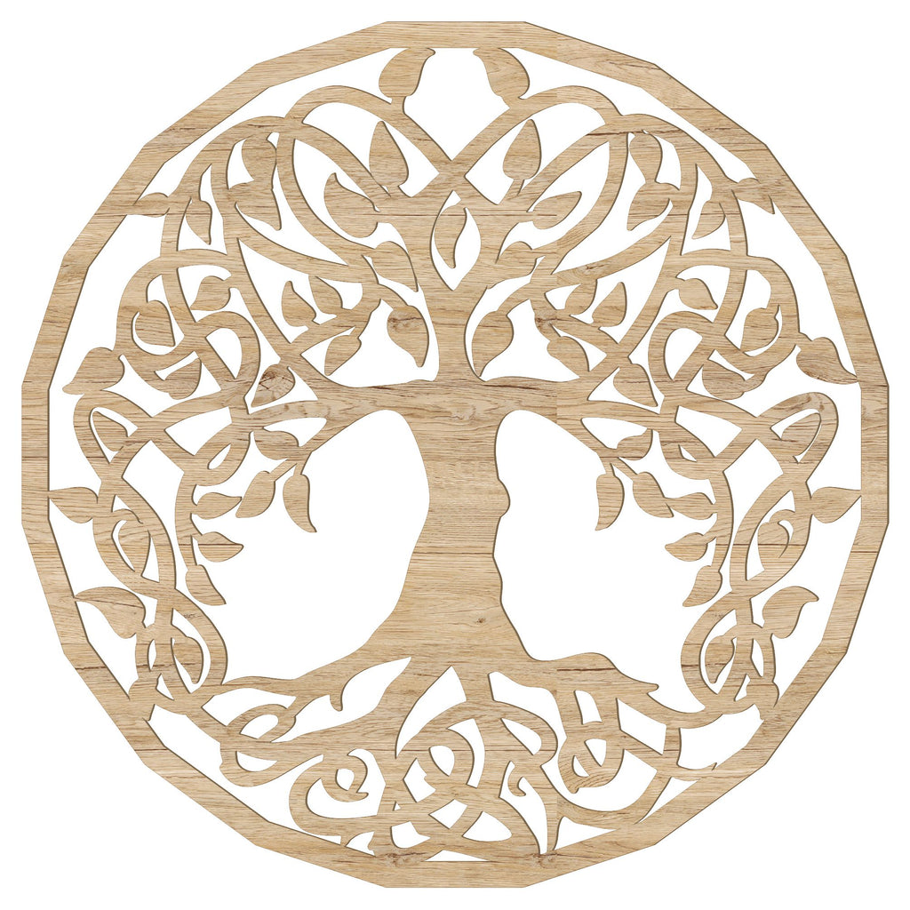 Tree of Life Wooden Wall Art - Handmade in Austria | 8 Wood Finishes | 2 Sizes
