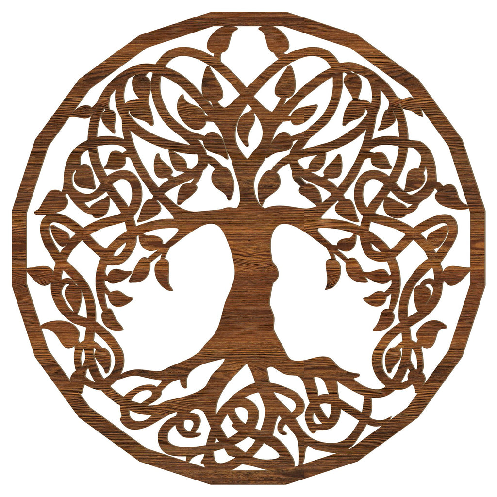 Tree of Life Wooden Wall Art - Handmade in Austria | 8 Wood Finishes | 2 Sizes