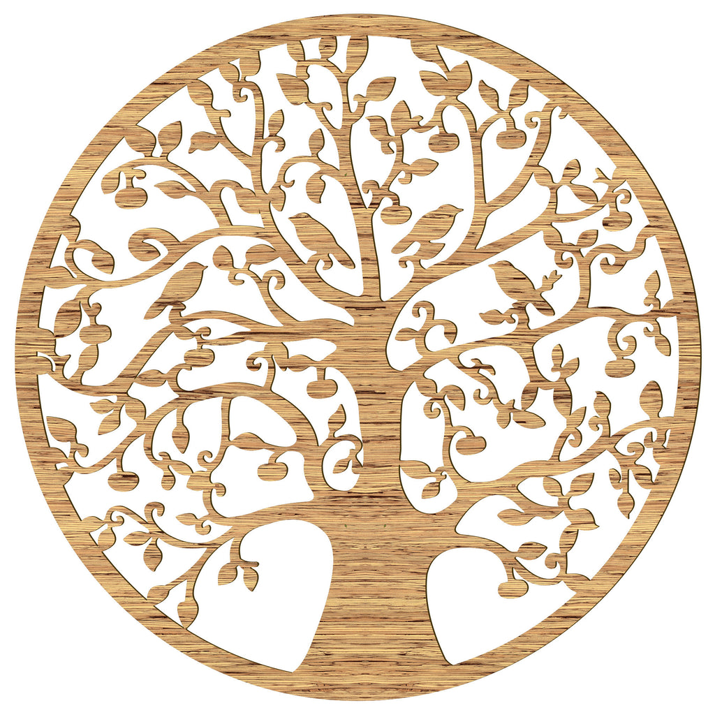 Tree of Life Wooden Wall Art - Handmade in Austria | 8 Wood Finishes | 2 Sizes