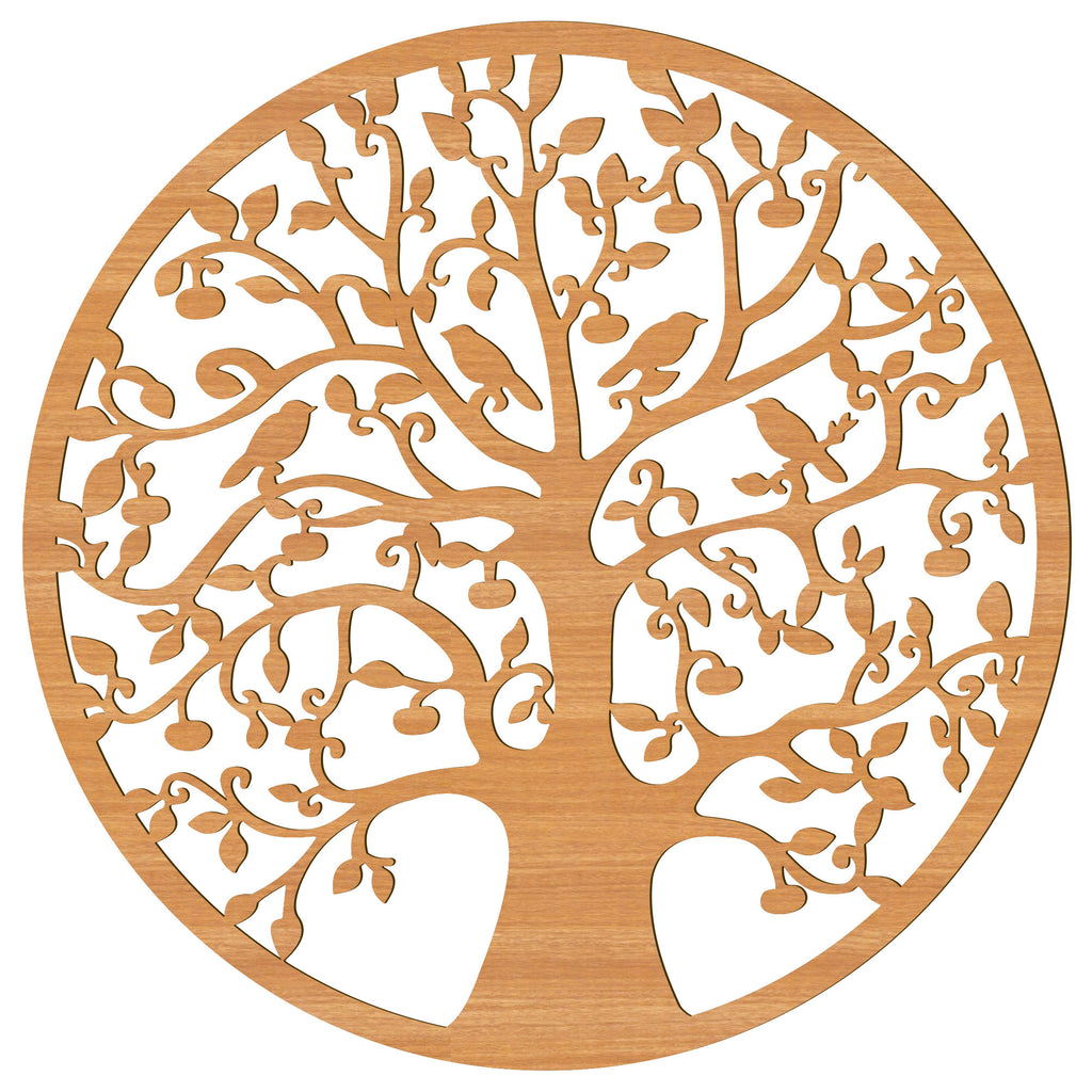 Tree of Life Wooden Wall Art - Handmade in Austria | 8 Wood Finishes | 2 Sizes
