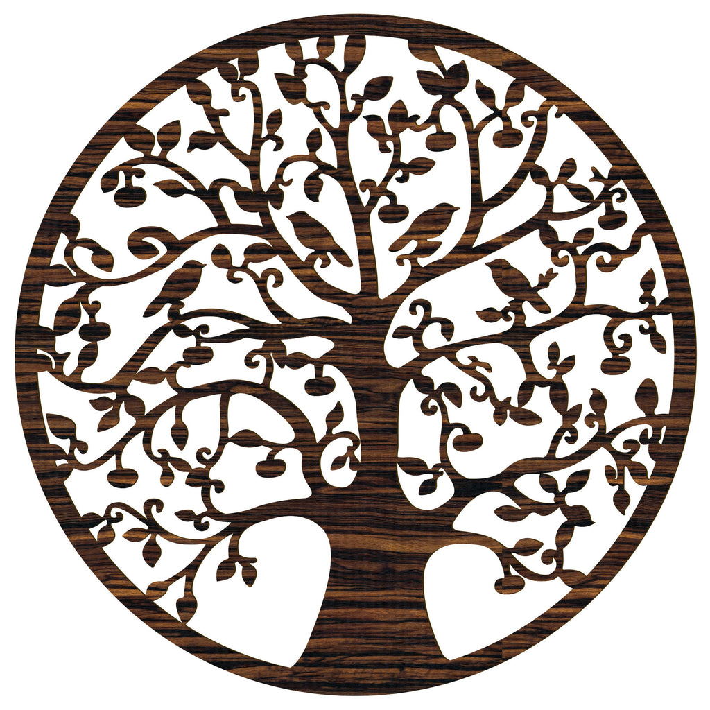Tree of Life Wooden Wall Art - Handmade in Austria | 8 Wood Finishes | 2 Sizes