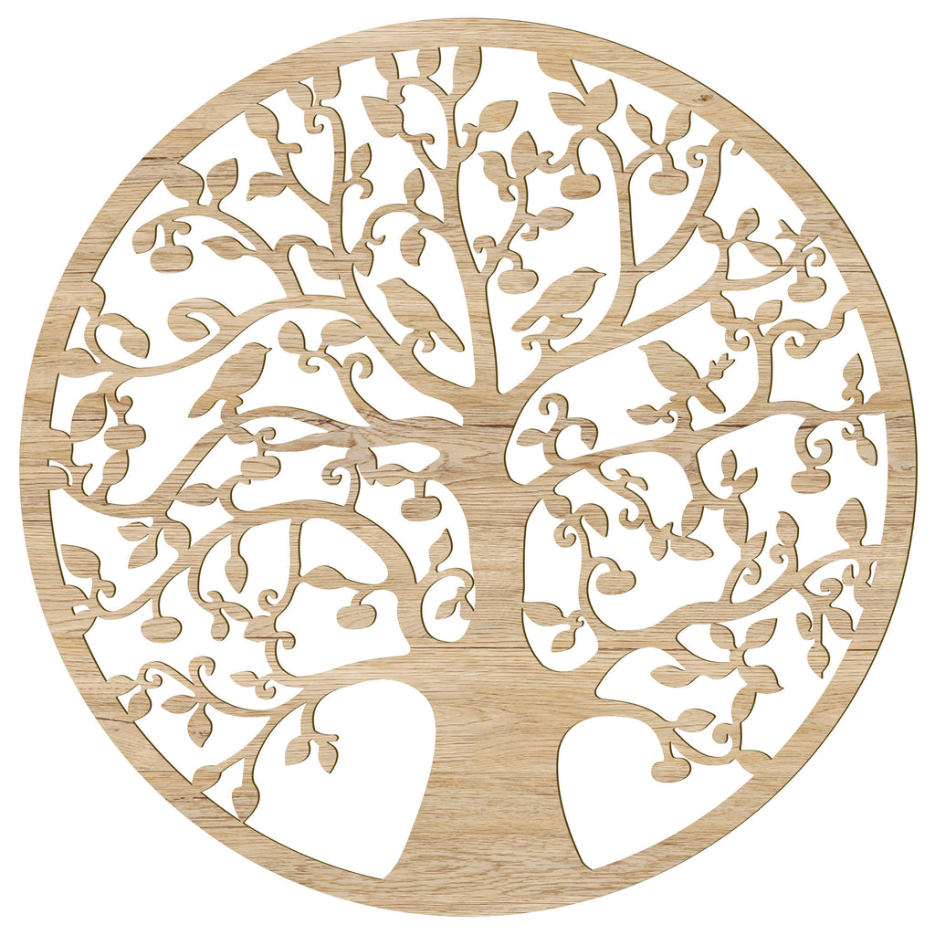 Tree of Life Wooden Wall Art - Handmade in Austria | 8 Wood Finishes | 2 Sizes