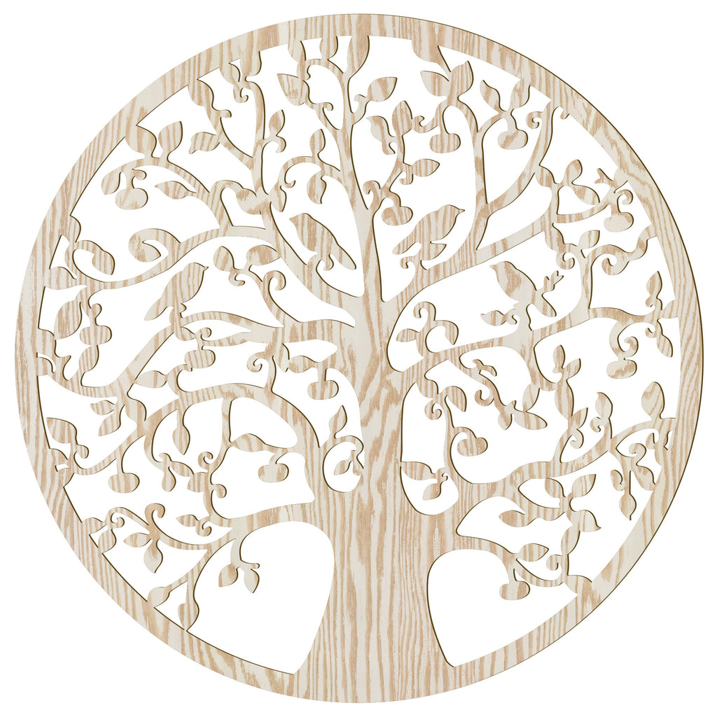 Tree of Life Wooden Wall Art - Handmade in Austria | 8 Wood Finishes | 2 Sizes