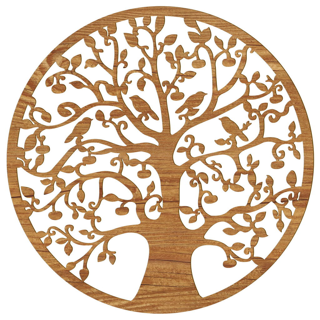 Tree of Life Wooden Wall Art - Handmade in Austria | 8 Wood Finishes | 2 Sizes