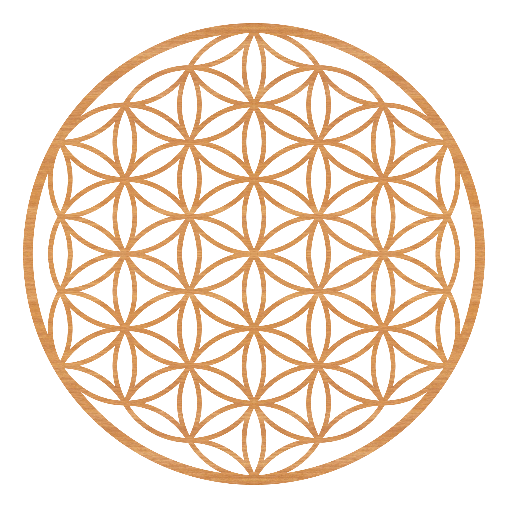 Flower of Life Wooden Wall Art - Handmade in Austria | 8 Wood Finishes | 6 Sizes