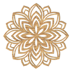 Handgefertigtes Lotus Mandala Holz Wandbild aus Pappelholz, filigrane Mandala-Kunst, 8 Holzoptiken, in Österreich hergestellt