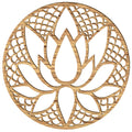 Lotus Flower Wooden Wall Art – Handmade in Austria | 8 Wood Finishes