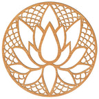 Lotus Flower Wooden Wall Art – Handmade in Austria | 8 Wood Finishes