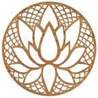 Lotus Flower Wooden Wall Art – Handmade in Austria | 8 Wood Finishes