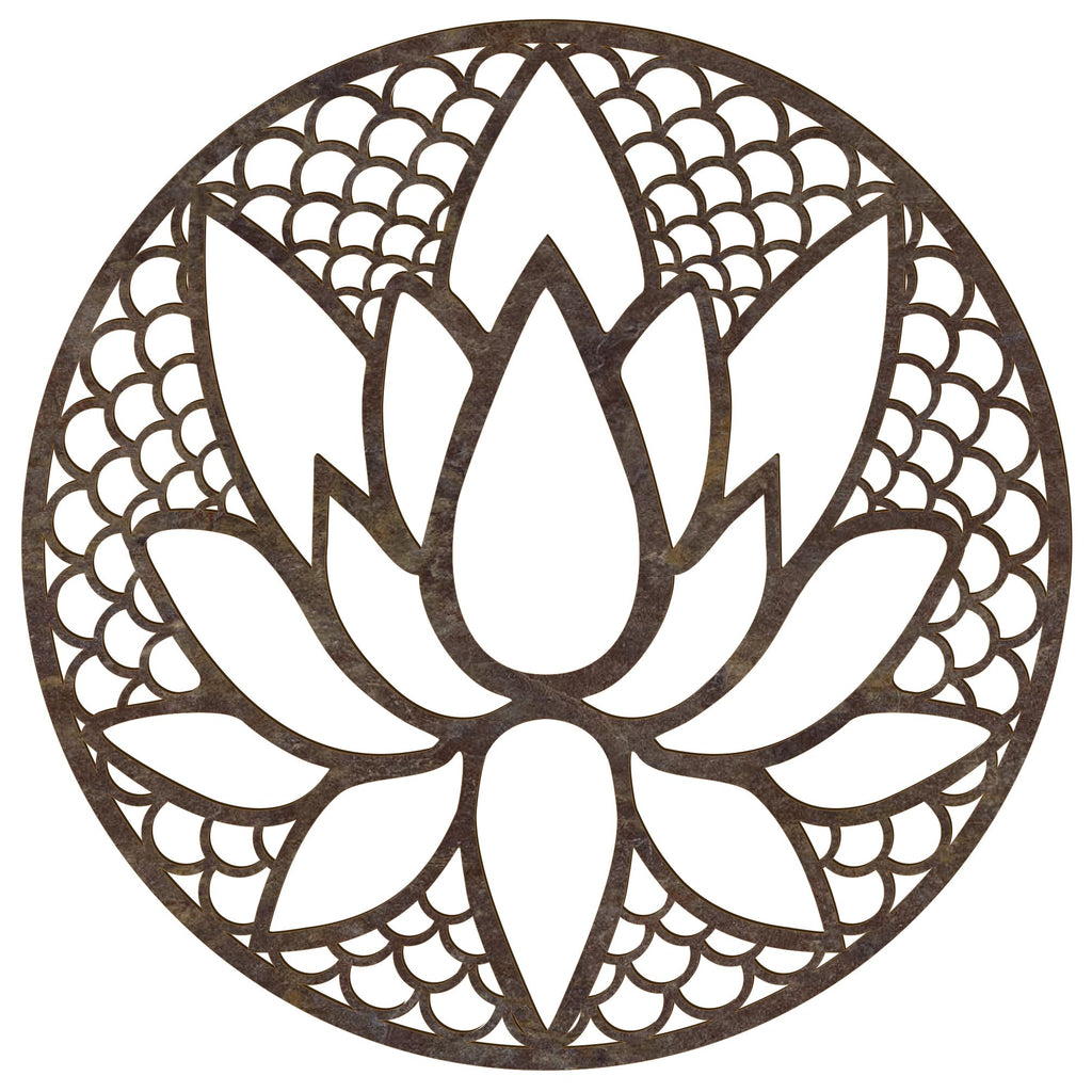 Lotus Flower Wooden Wall Art – Handmade in Austria | 8 Wood Finishes