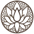 Lotus Flower Wooden Wall Art – Handmade in Austria | 8 Wood Finishes